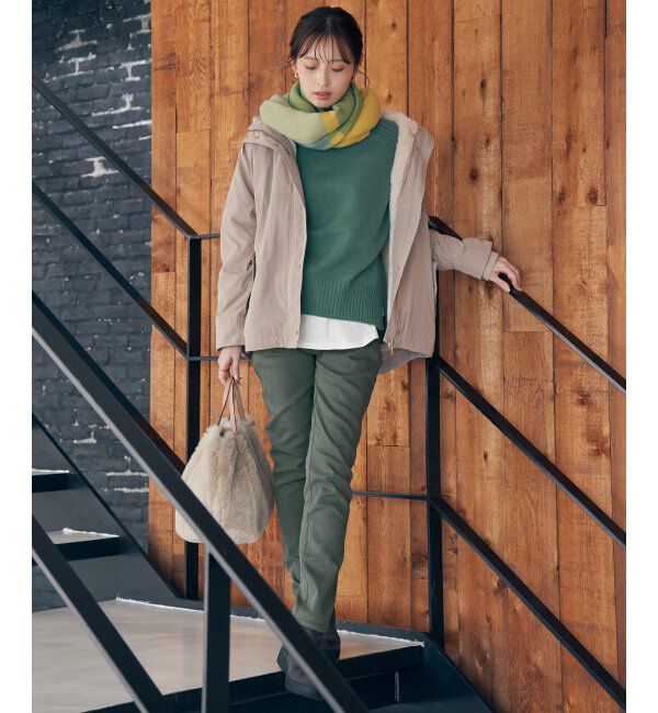 ikka「サイドスリットニットプルオーバー」|プルオーバー|