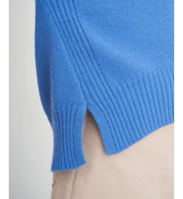 ikka「サイドスリットニットプルオーバー」|プルオーバー|