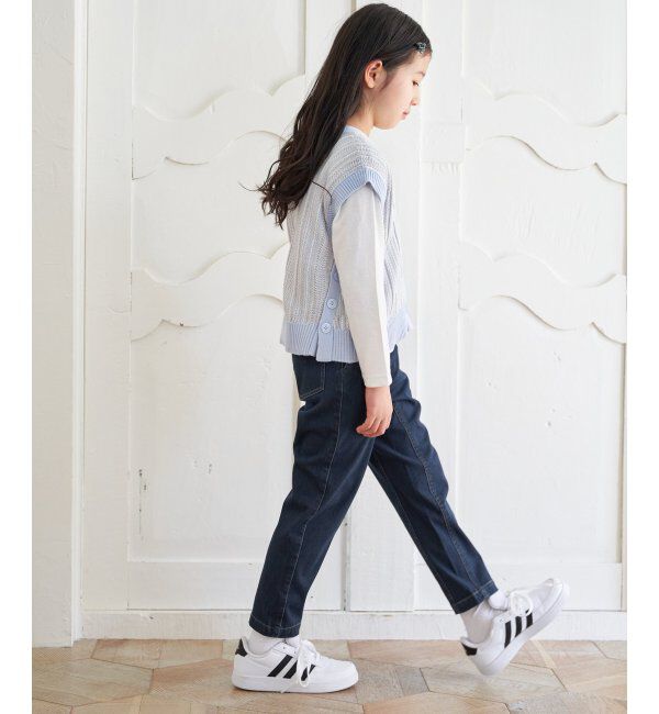 ikka kids「【親子おそろい】GOKU楽パンツ テーパード（120~160cm）」|その他|