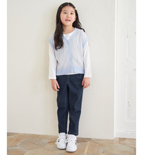 ikka kids「【親子おそろい】GOKU楽パンツ テーパード（120~160cm）」|その他|