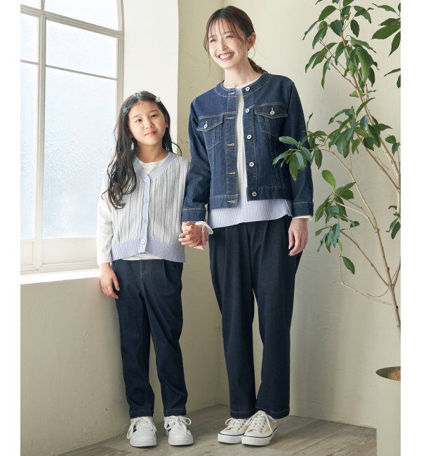 ikka kids「【親子おそろい】GOKU楽パンツ テーパード（120~160cm）」|その他|