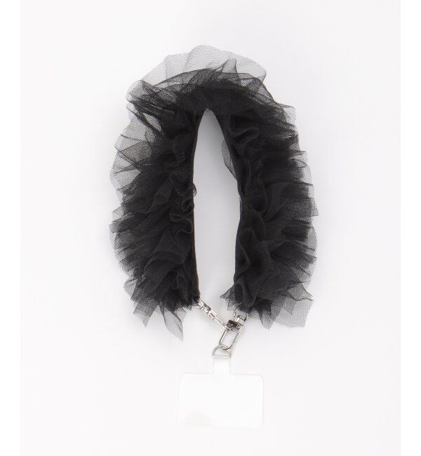 VENCE share style「ショートチュールフリルストラップ」|ネックレス|