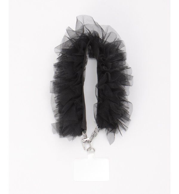 VENCE share style「ショートチュールフリルストラップ」|ネックレス|