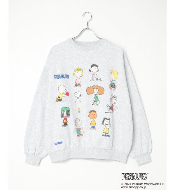VENCE share style「PEANUTS ピーナッツ SNOOPY スヌーピー TP GANGスウェット」|スウェット・ジャージ|ライトグレー