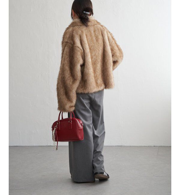 VENCE share style「シャギーファーショートコート」|ブルゾン・スタジャン|