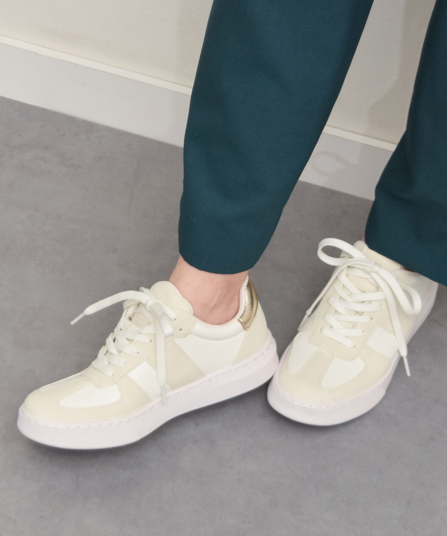 PARADIS COULEUR「【PARADIS COULEUR】晴雨兼用コートタイプスニーカー(355001)」|スニーカー|WH