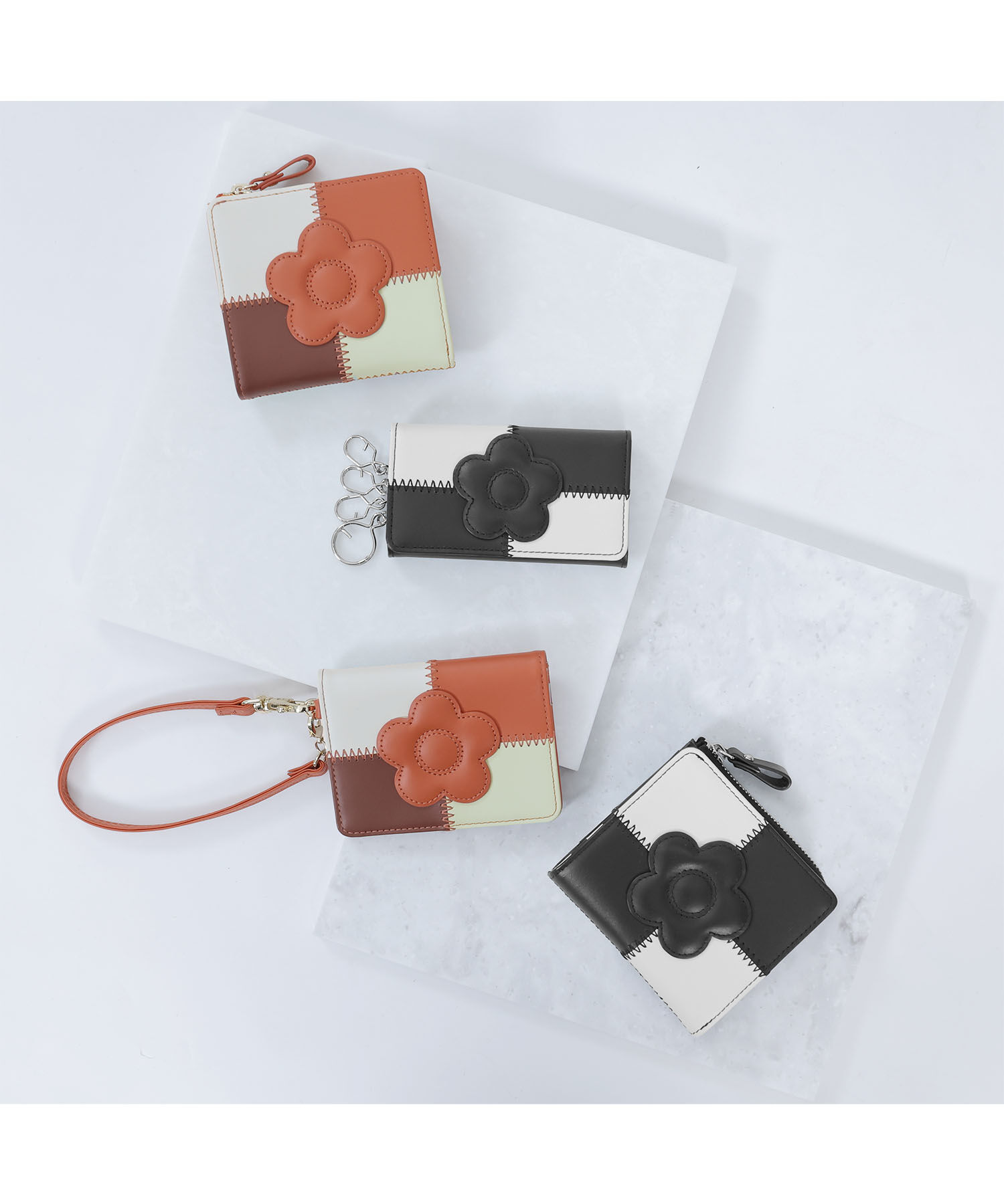 MARY QUANT「パッチワーク キーケース」|キーケース|