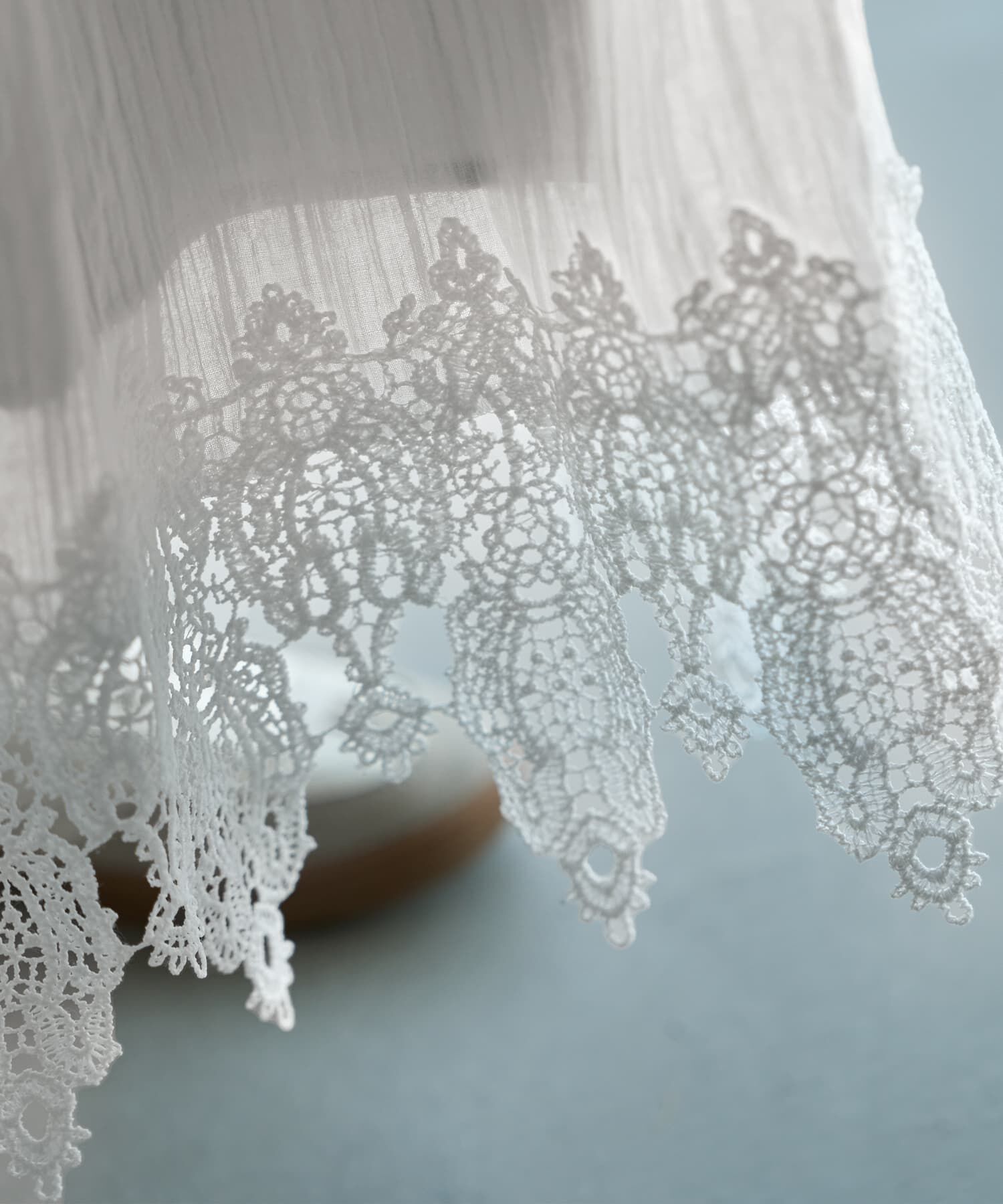 STYLE DELI「【LUXE】コットンレースギャザーロングスカート」|スカート|