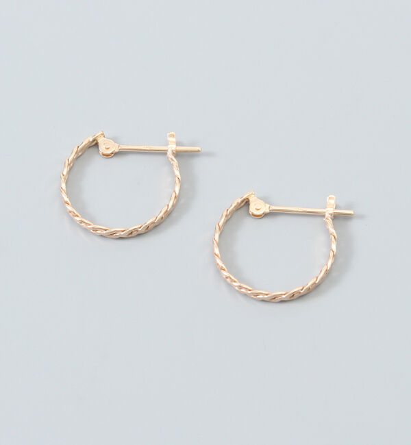 JUPITER「【K10】トレスフープピアス」|ピアス|ゴールド