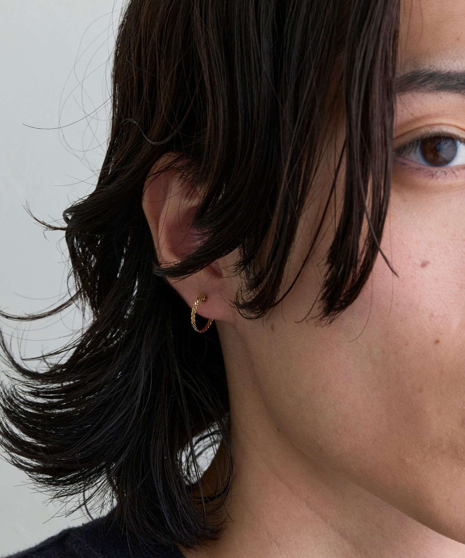 JUPITER「【K10】トレスフープピアス」|ピアス|