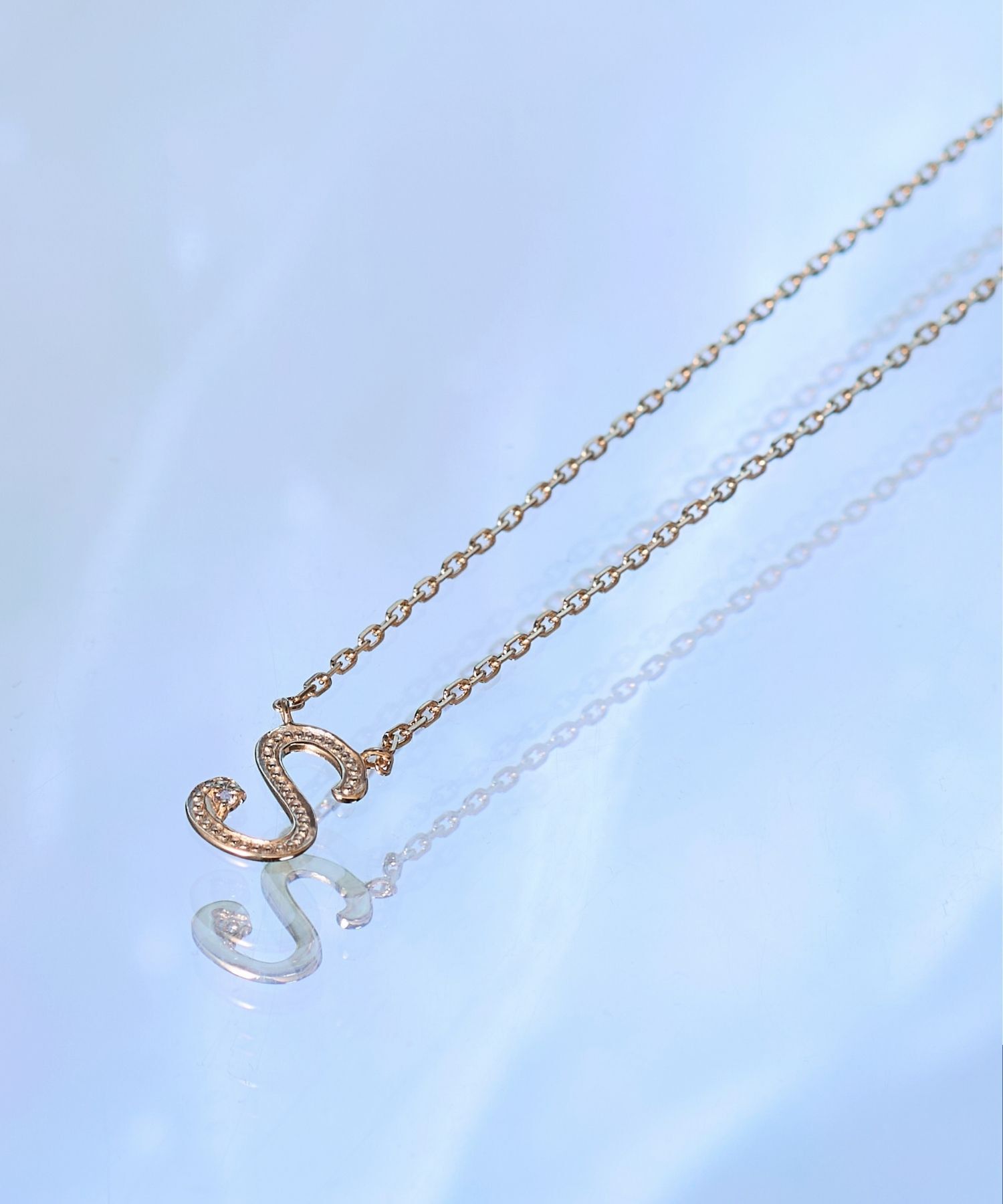 JUPITER「【SV】イニシャルダイヤモンドネックレス」|ネックレス|