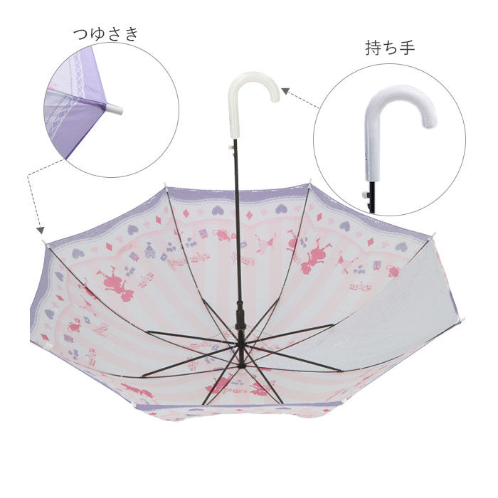 BACKYARD FAMILY「子供 傘 55cm 女の子 通販 子供用 長傘 ジャンプ傘 子ども キッズ おしゃれ かわいい」|傘|