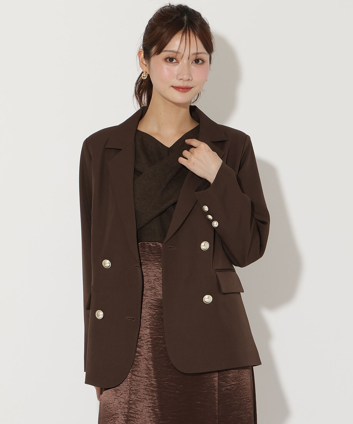 アンドクチュール「ダブルブレストテーラードジャケット」|テーラードジャケット|