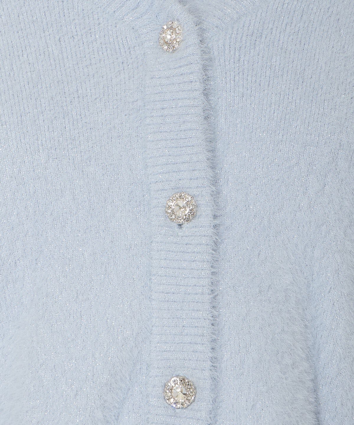 アンドクチュール「ラメフェザーショルダーリボンアンサンブル」|カーディガン|