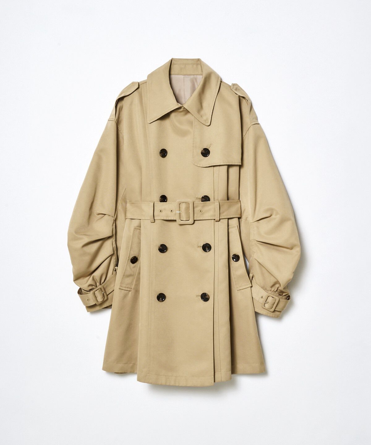 REDYAZEL「袖ボリュームミニコート」|トレンチコート|