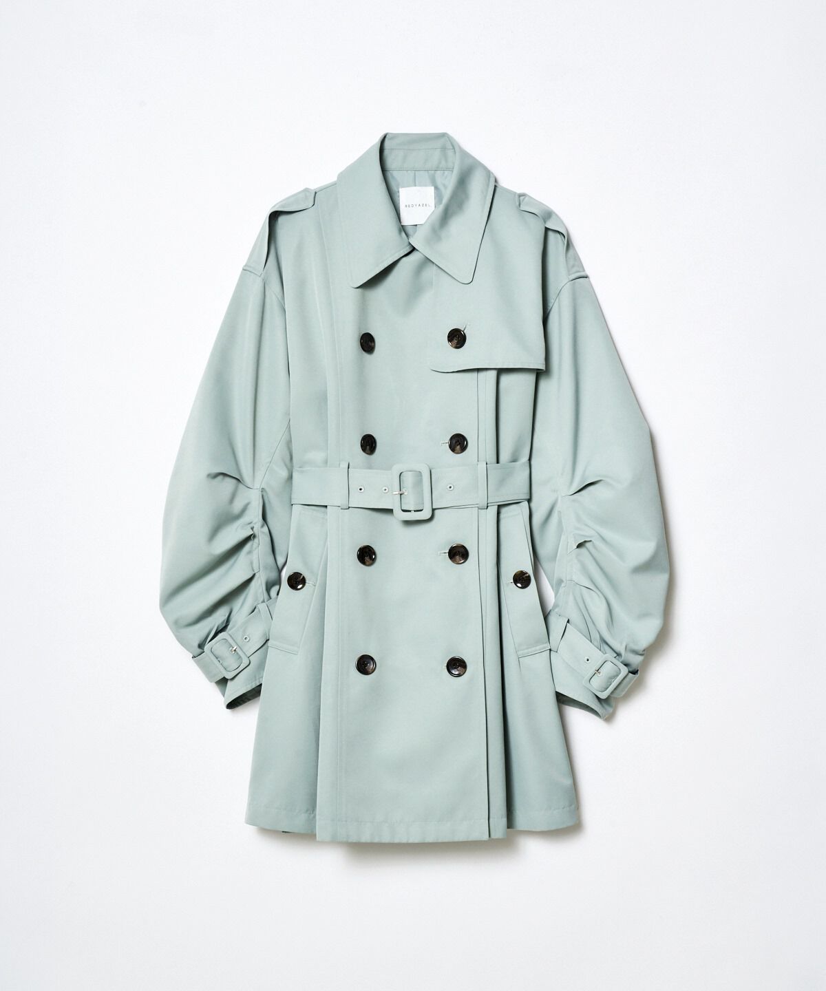 REDYAZEL「袖ボリュームミニコート」|トレンチコート|