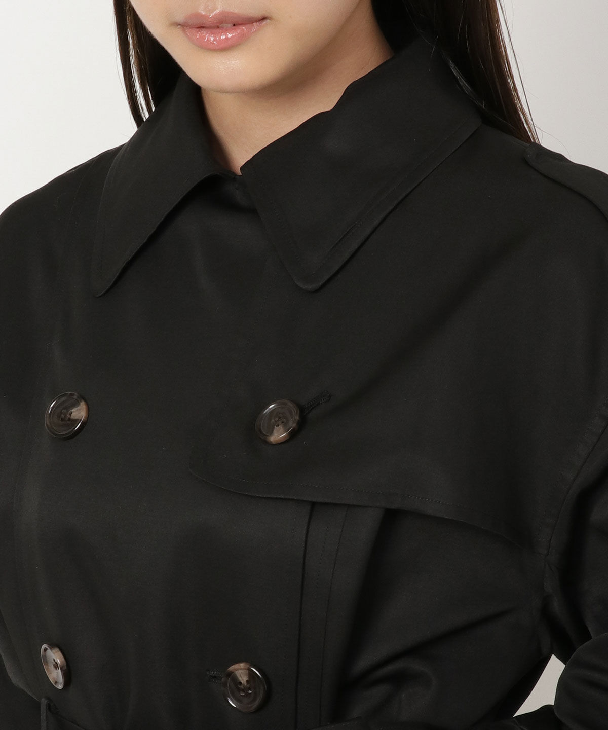 REDYAZEL「袖ボリュームミニコート」|トレンチコート|