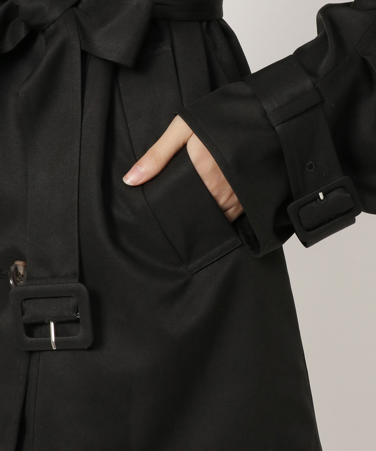 REDYAZEL「袖ボリュームミニコート」|トレンチコート|