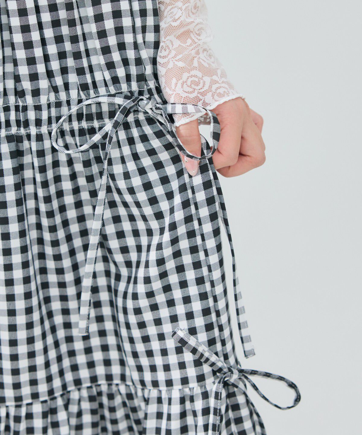 REDYAZEL「シャーリングティアードキャミワンピース」|ワンピース|