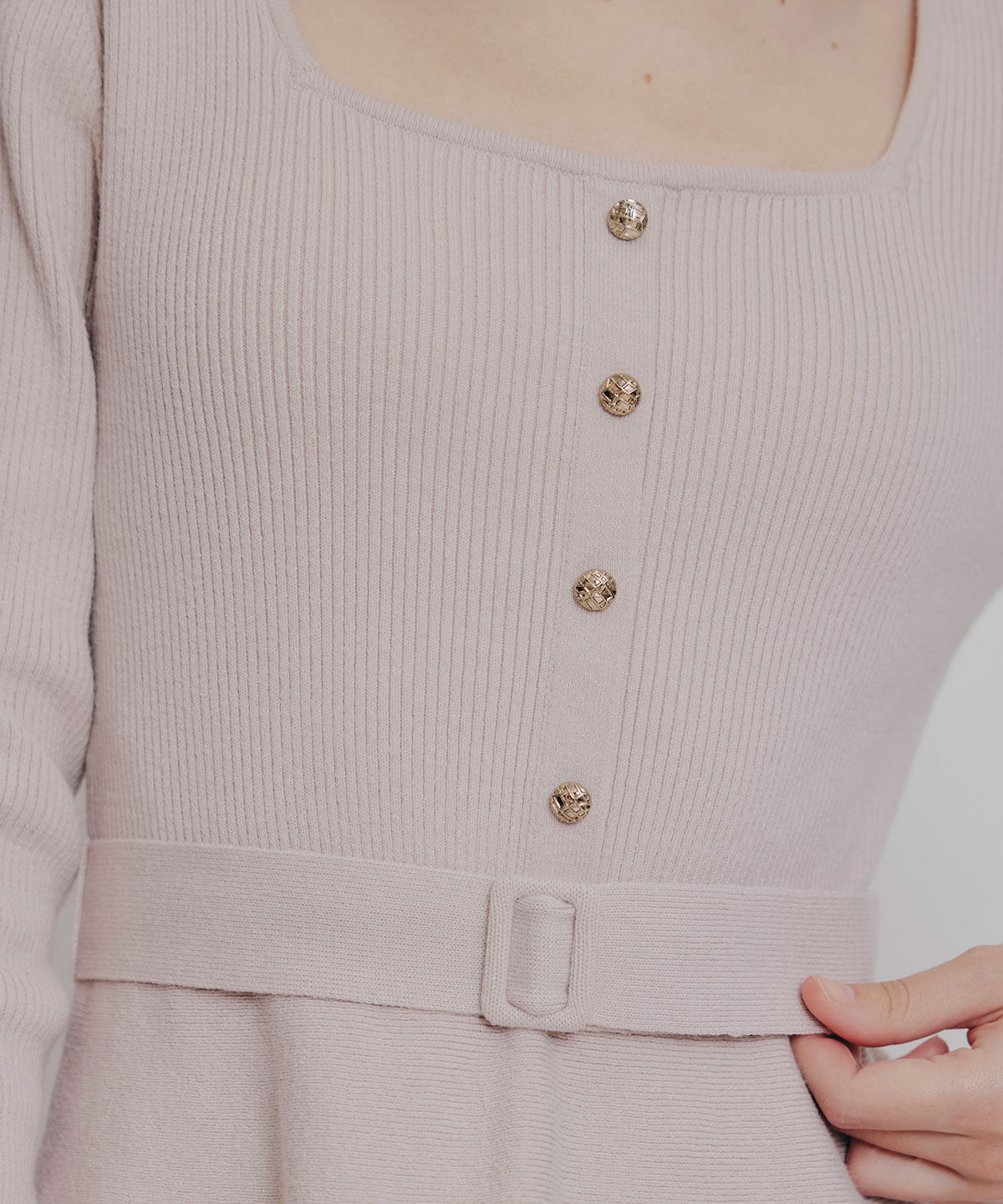 REDYAZEL「ケープSETニットフレアミニワンピース」|ワンピース|