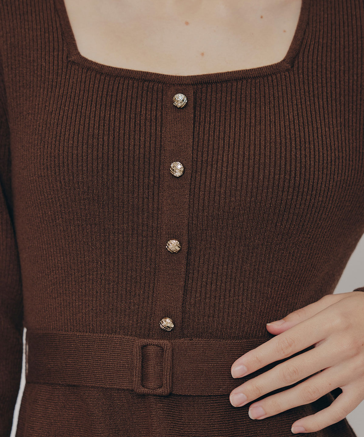 REDYAZEL「ケープSETニットフレアミニワンピース」|ワンピース|