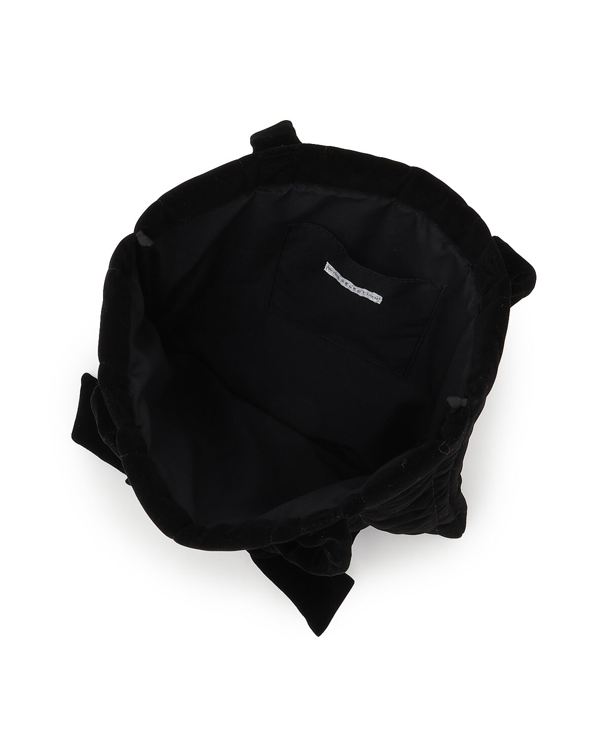 WILLSELECTION「ショルダーリボンベロアトート」|トートバッグ|