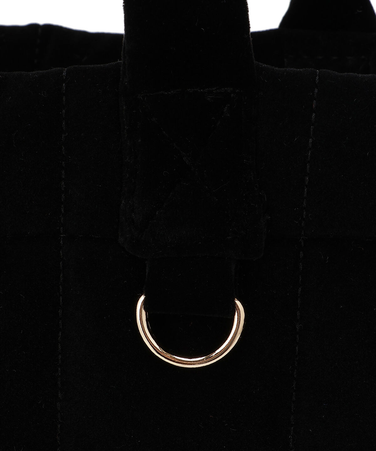 WILLSELECTION「ショルダーリボンベロアトート」|トートバッグ|