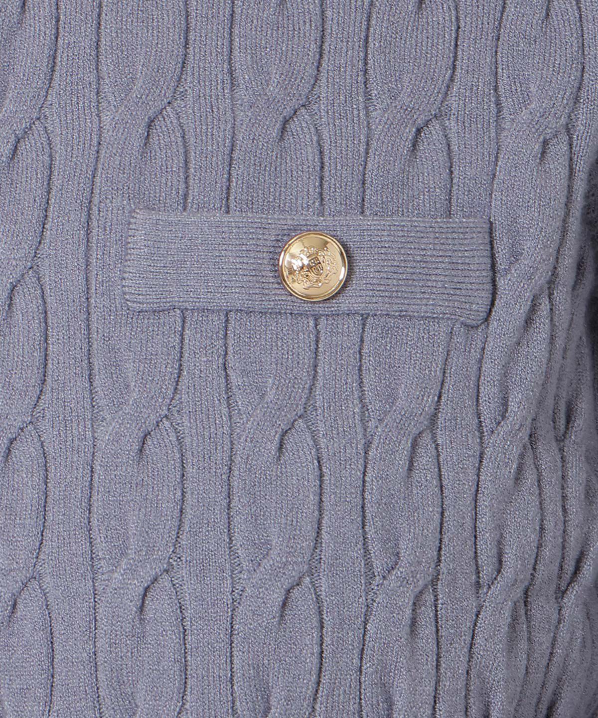 WILLSELECTION「フリルレイヤードケーブルニット」|ニット・セーター|