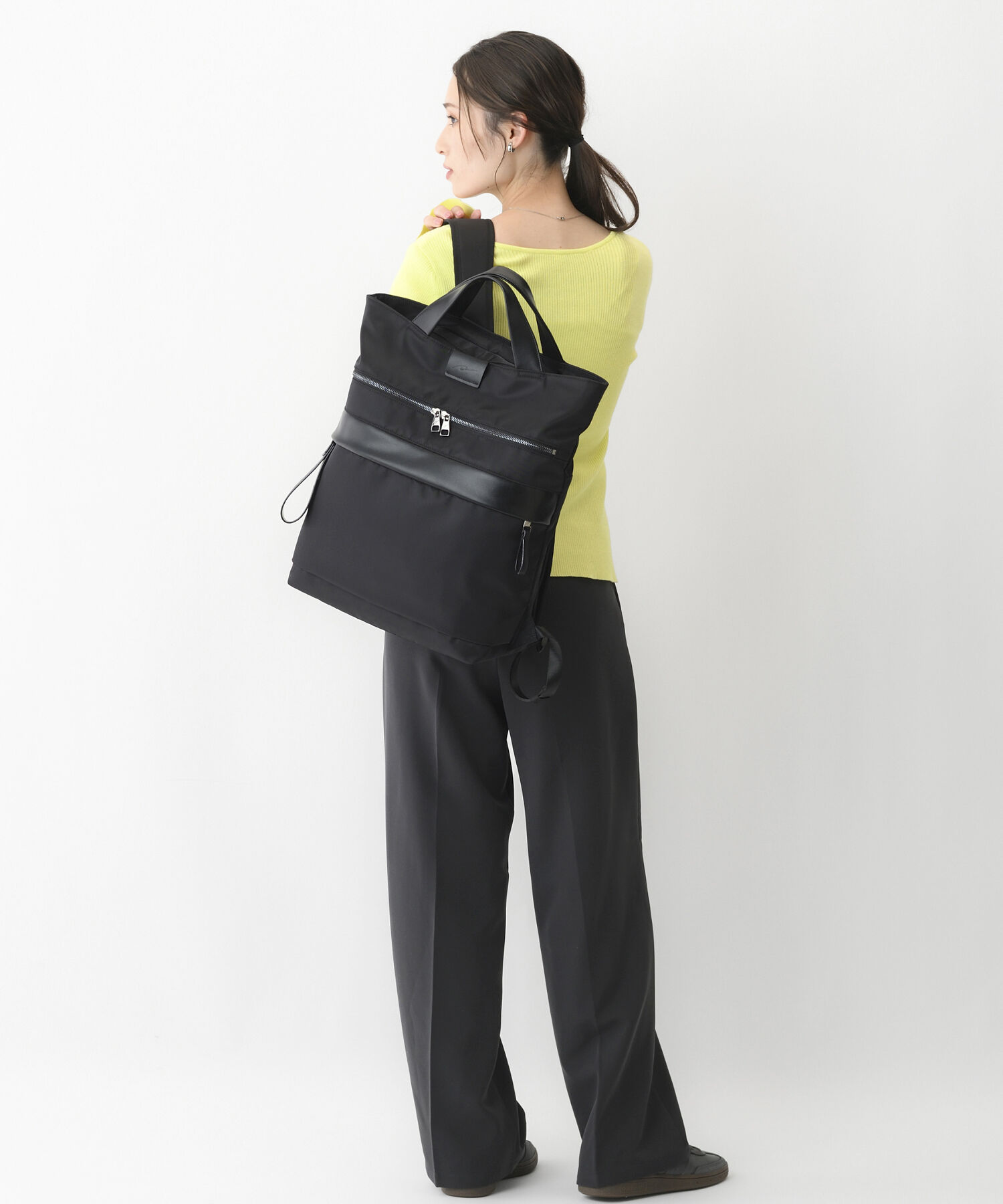 W&.Day/Night「W&.Day/Night サクテ 2WAYリュック A4サイズ 14.0インチPC収納 19022」|トートバッグ|