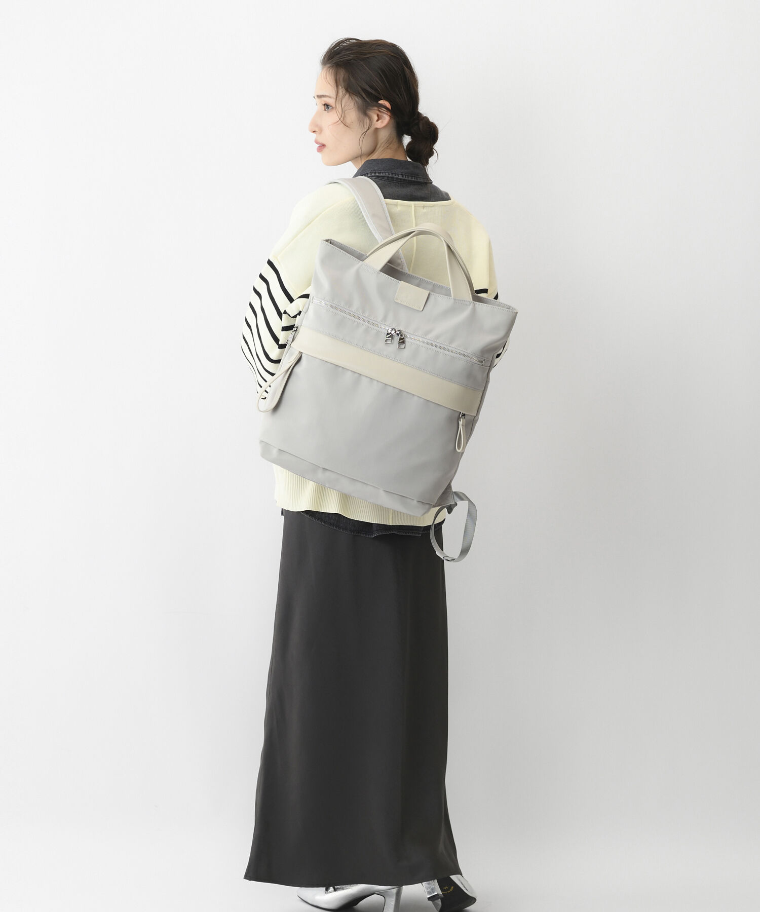 W&.Day/Night「W&.Day/Night サクテ 2WAYリュック A4サイズ 14.0インチPC収納 19022」|トートバッグ|