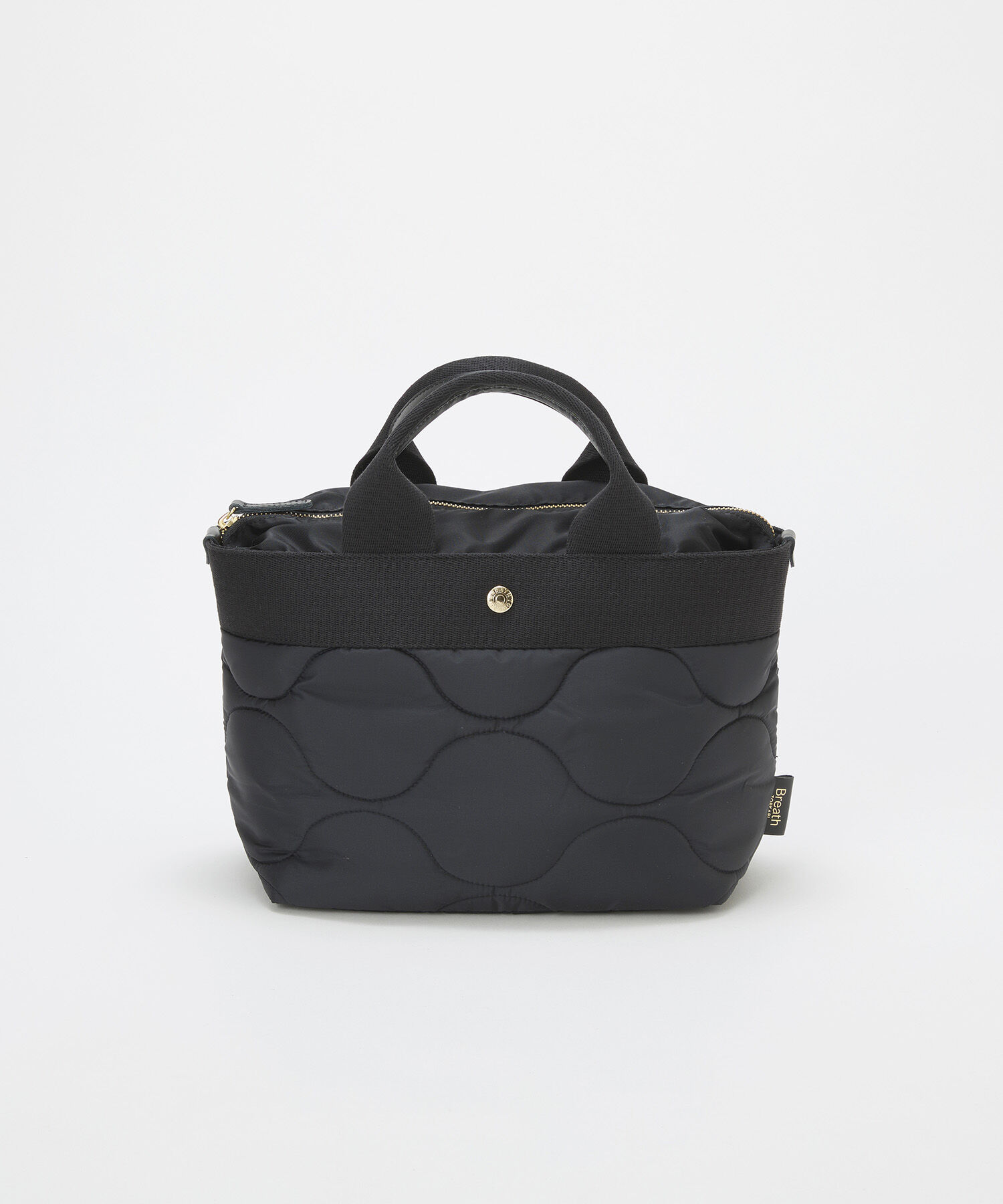 TOPKAPI BREATH「【Breath TOPKAPI】RIPPLE リプル キルティング B5 トートバッグ / 撥水 / 軽量」|トートバッグ|ブラック