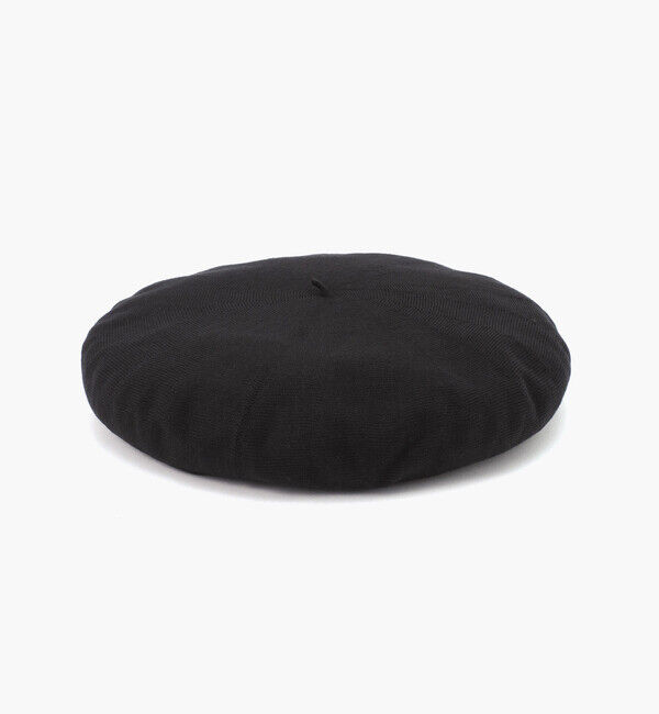 LAULHERE「【ロレール】ミニプルム/ノアール コットン/ベレー メンズ レディース/MINI PLUME」|ハンチング・ベレー帽|