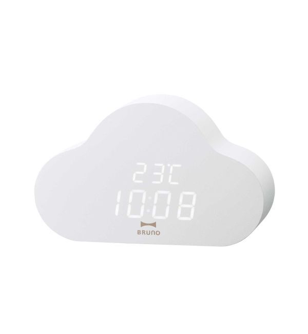 BRUNO「クラウドクロック」|クロック・置時計|ホワイト