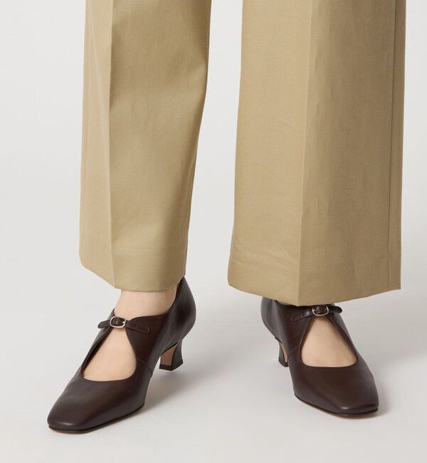 ODETTE E ODILE「センターベルトスクエア パンプス45&darr;&uarr;」|パンプス|