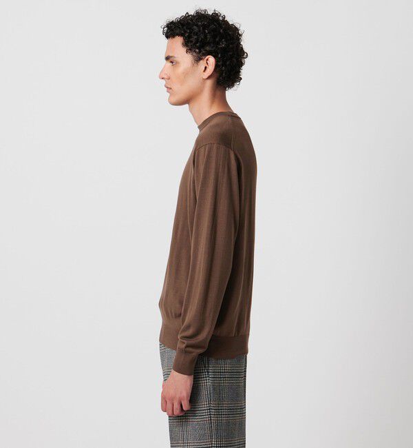 UNITED ARROWS「＜SOVEREIGN＞ハイゲージ クルーネックニット」|ニット・セーター|