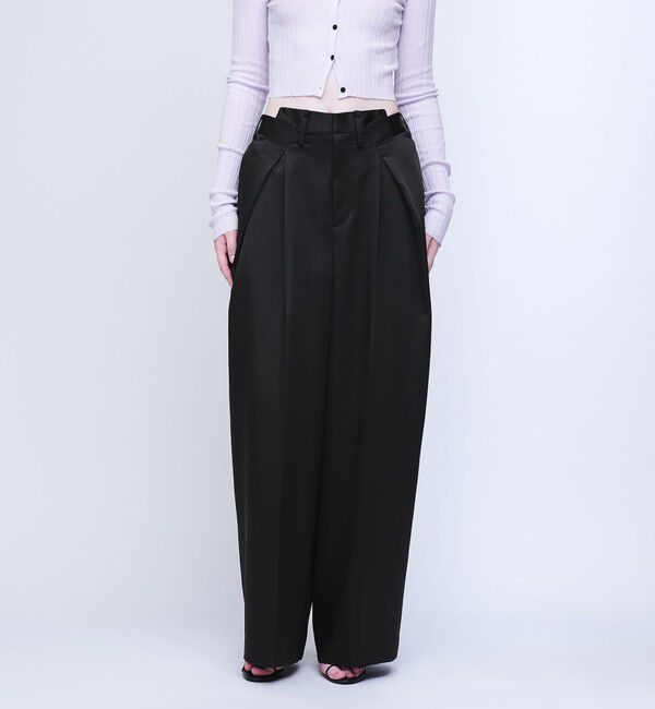 AEWEN MATOPH「＜AEWEN MATOPH＞サテン タック パンツ」|その他|