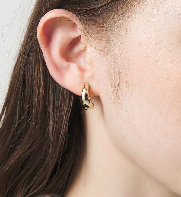 UNITED ARROWS「ハーフ ムーン イヤリング」|イヤリング|