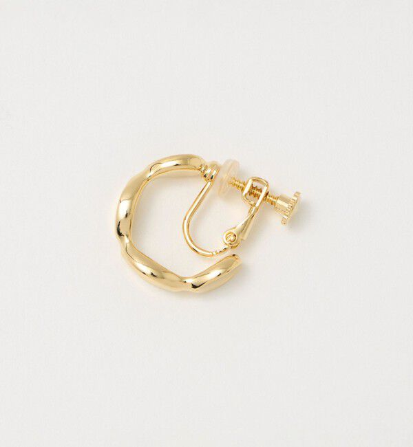 UNITED ARROWS「スカラップ フープイヤリング」|イヤリング|