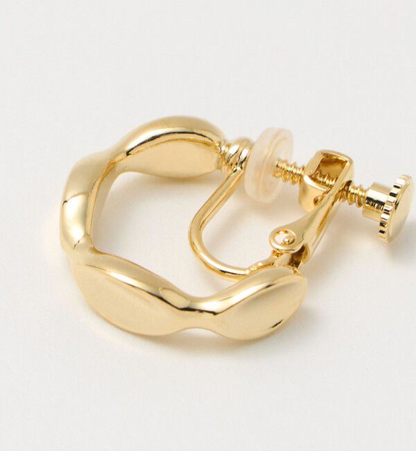 UNITED ARROWS「スカラップ フープイヤリング」|イヤリング|