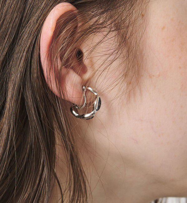 UNITED ARROWS「スカラップ フープイヤリング」|イヤリング|SILVER