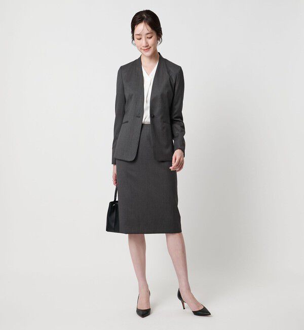 UNITED ARROWS「Vitale Barberis Canonico ノーラペルジャケット」|ノーカラージャケット|