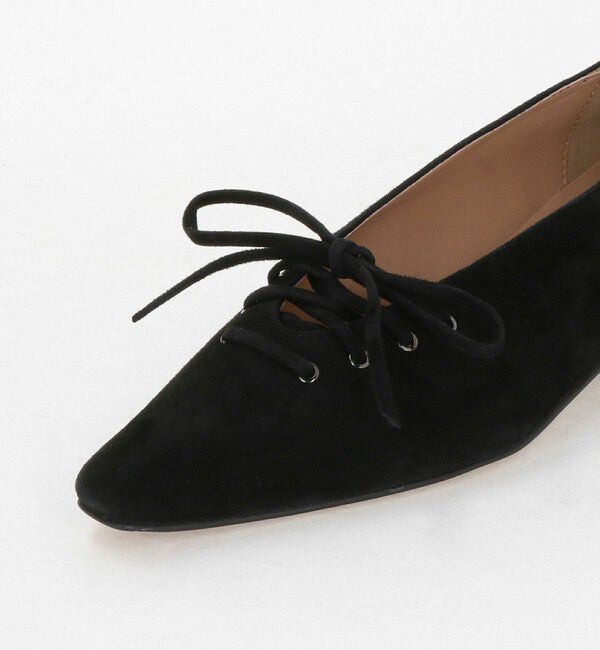 UNITED ARROWS「レースアップ フラットパンプス」|パンプス|