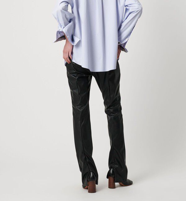 AEWEN MATOPH「＜AEWEN MATOPH＞レザーライクスリムフレアパンツ ‐ ウォッシャブル ‐」|その他|