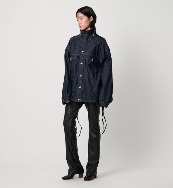 AEWEN MATOPH「＜AEWEN MATOPH＞レザーライクスリムフレアパンツ ‐ ウォッシャブル ‐」|その他|