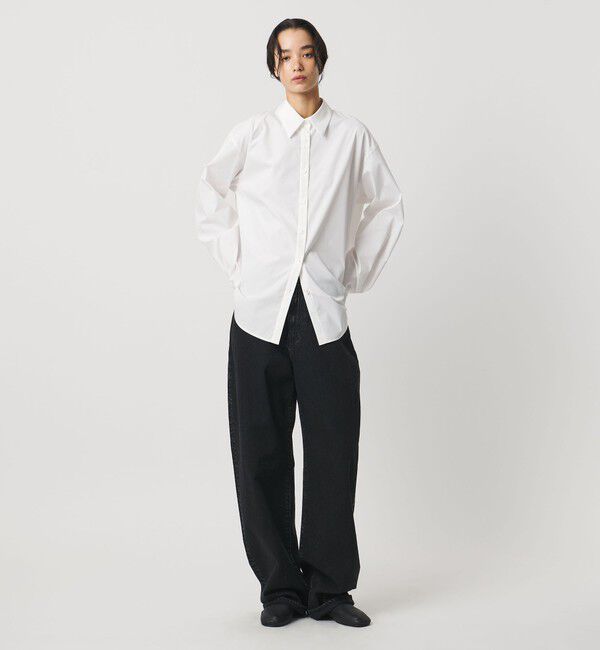 AEWEN MATOPH「＜AEWEN MATOPH＞サテンポイントシャツ ‐ ウォッシャブル ‐」|シャツ・ブラウス|