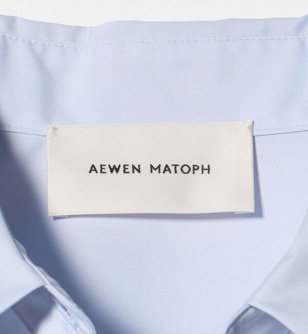 AEWEN MATOPH「＜AEWEN MATOPH＞サテンポイントシャツ ‐ ウォッシャブル ‐」|シャツ・ブラウス|
