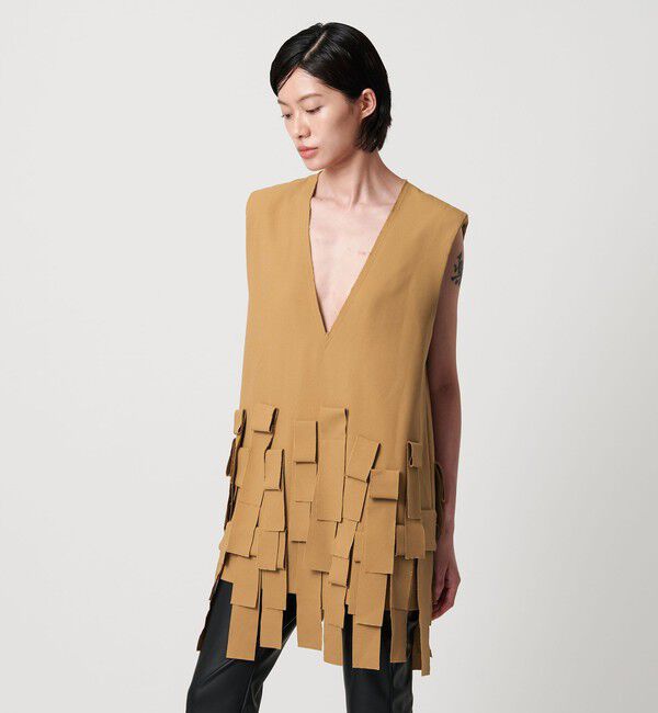 AEWEN MATOPH「＜AEWEN MATOPH＞フリンジミニワンピース」|ワンピース|