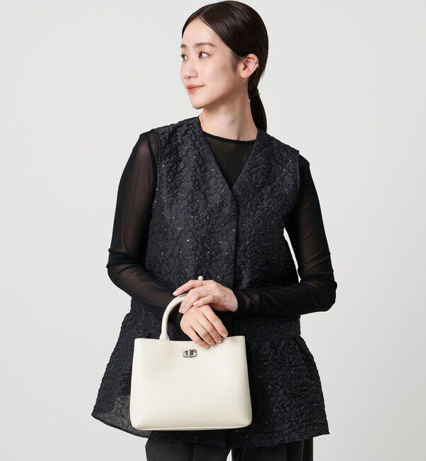 UNITED ARROWS「クラスプ スクエア ミニトートバッグ」|トートバッグ|