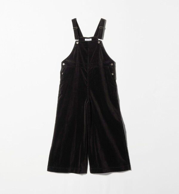 UNITED ARROWS「＜SACRA＞コーデュロイ オールインワン」|オールインワン|BLACK
