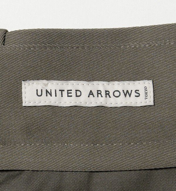 UNITED ARROWS「シャーリーカルゼ モダンストレート パンツ -ヨコストレッチ 防しわ-」|スラックス|